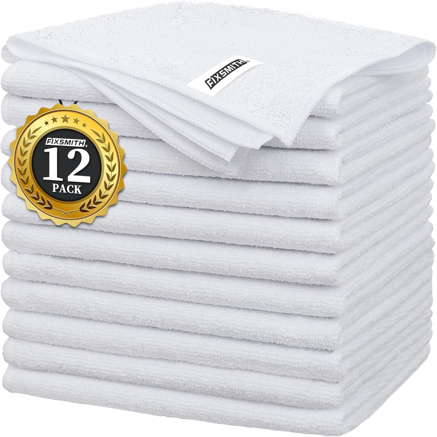 Microfiber Cleaning Cloth - Pack of 50, Microfiber Towels for Cars 16 X 12 In, Highly Absorbent Cleaning Rags, Lint-Free, Streak-Free Cleaning Cloths for Car Kitchen Home Office