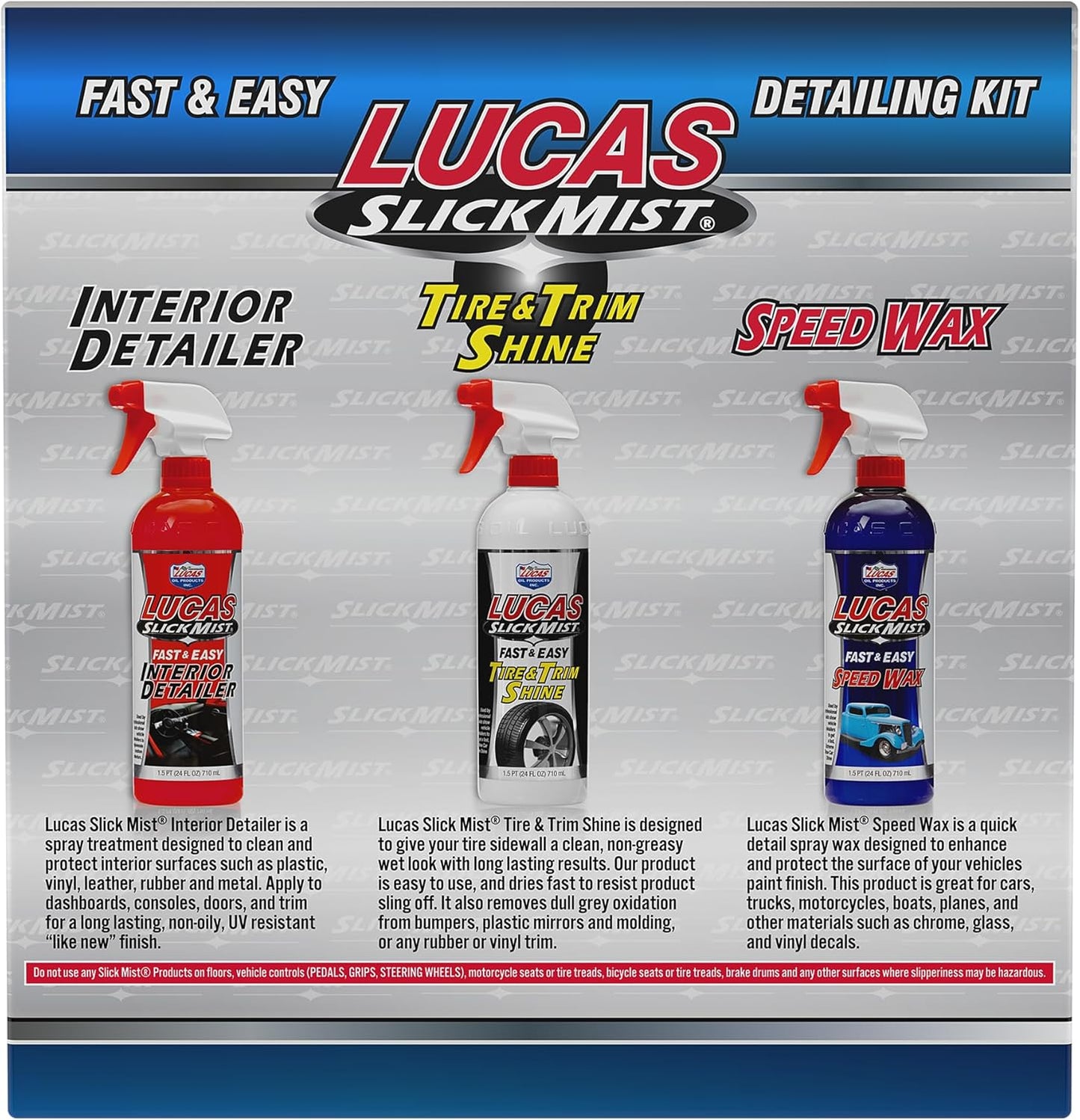 Stens 051-804 Slick Mist Detail Kit Compatible With/Replacement 10558 Mowers - Oliver Autosports