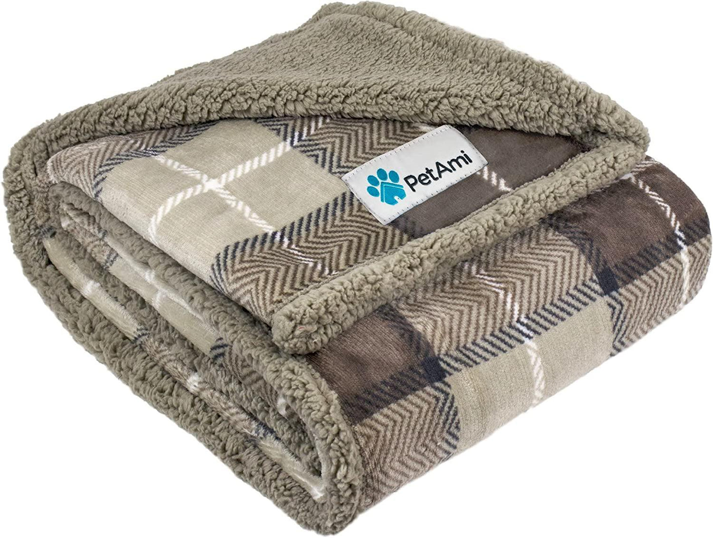 Dog Blanket for Small Medium Dogs, Pet Bed Blanket Cat Puppy Kitten, Fleece Furniture Couch Cover Protector Sofa Car, Soft Sherpa Dog Throw Plush Reversible Washable, Mini 29X40 Maroon Red - Oliver Autosports