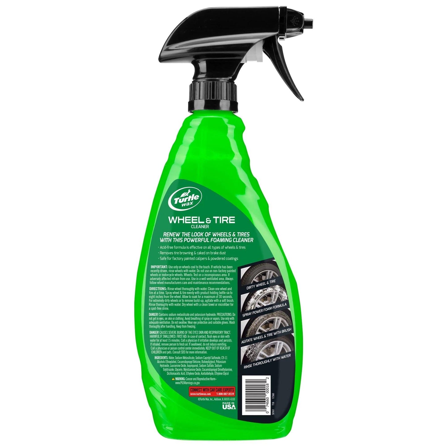 Turtle Wax 50814 Wheel and Tire Cleaner Trigger, 23 Oz - Oliver Autosports