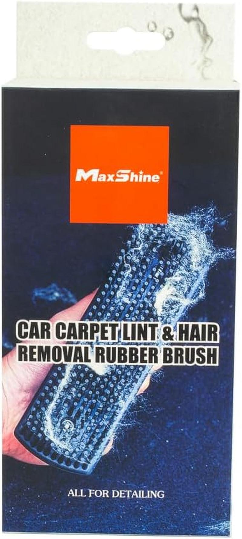 Car Carpet Lint & Hair Removal Brush - Electrostatic Rubber Bristles - Efficiently Removes Pet Hair from Dogs, Cats & Other from Interiors & Carpets - Easy-To-Clean - Detailing Accessory - Oliver Autosports