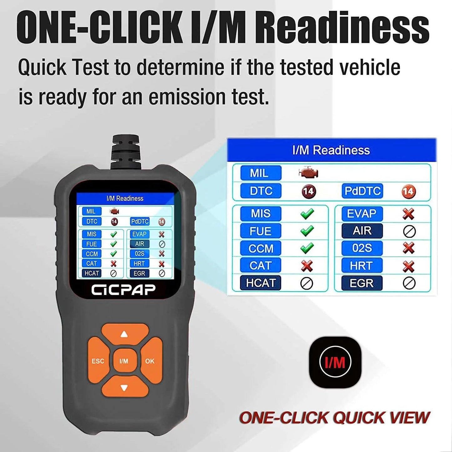 Car OBD2 Scanner Code Reader, Engine Fault Car Diagnostic Tool for Quick Error Code Detection, Enhanced Diagnostic Scan Tool with Code Reading Function - Elite Edition - Oliver Autosports