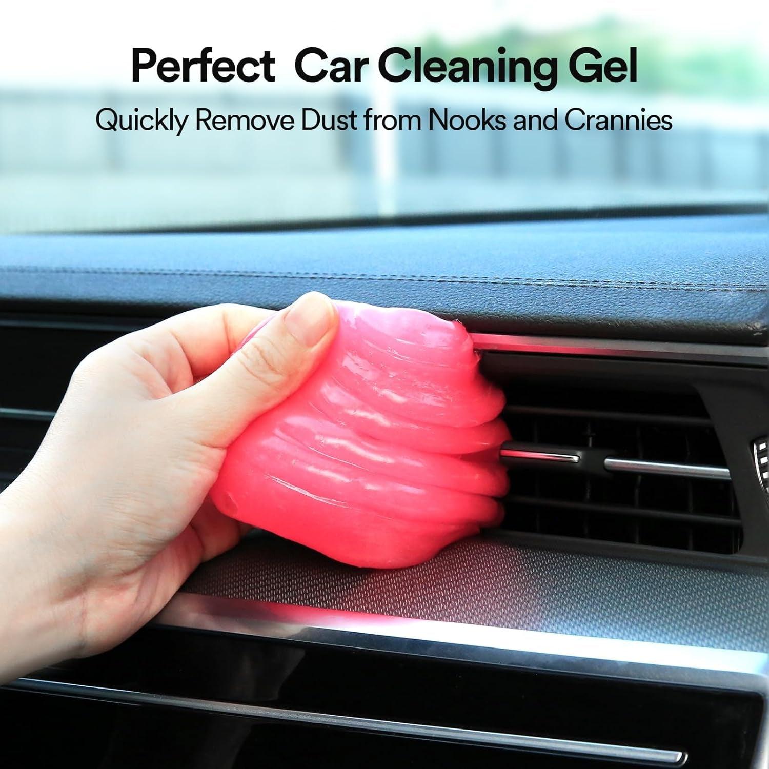 Car Cleaning Gel Pink and Car Cleaning Putty Orange Bundle - Oliver Autosports