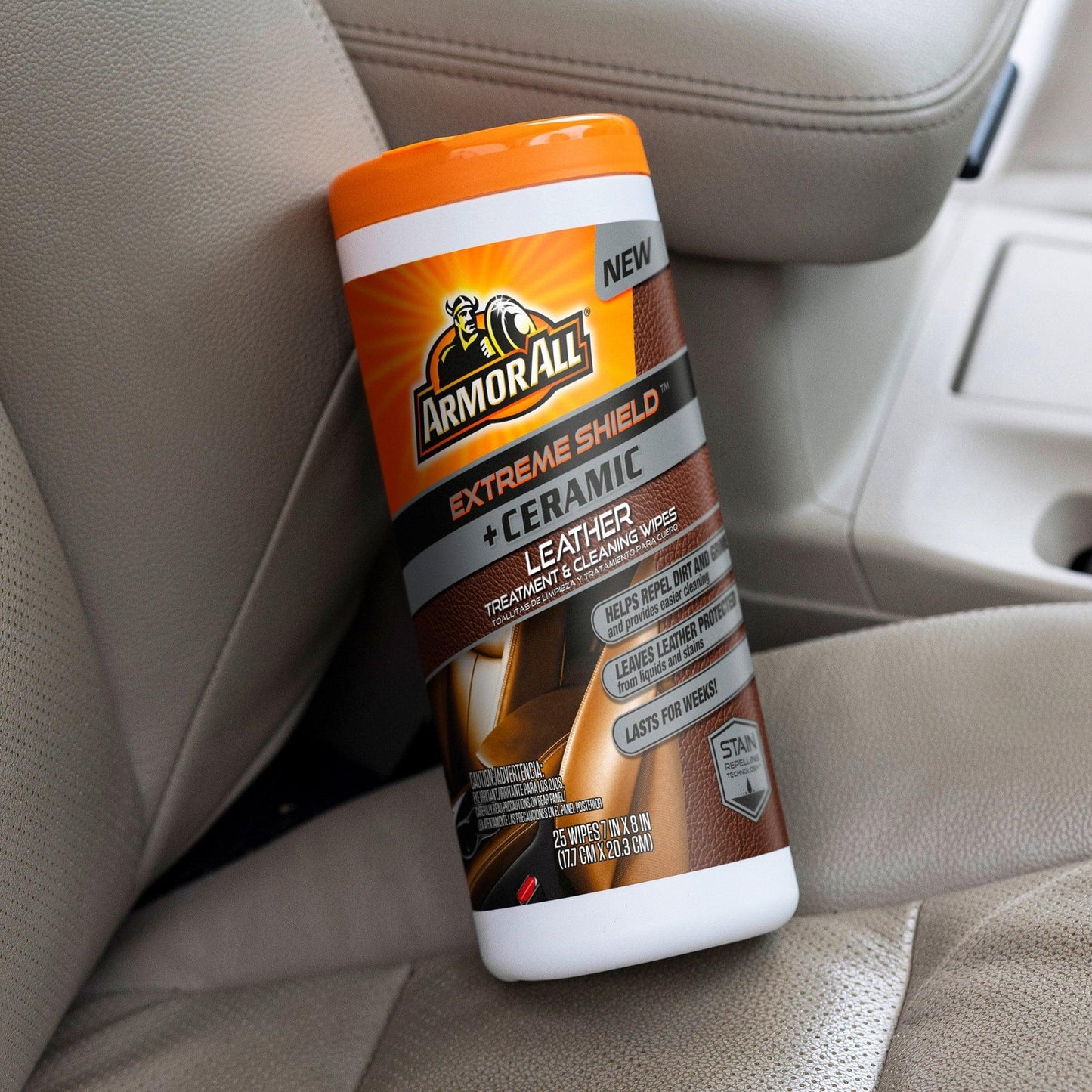 Extreme Shield + Ceramic Leather Treatment and Cleaning Wipes - 25 Count - Oliver Autosports