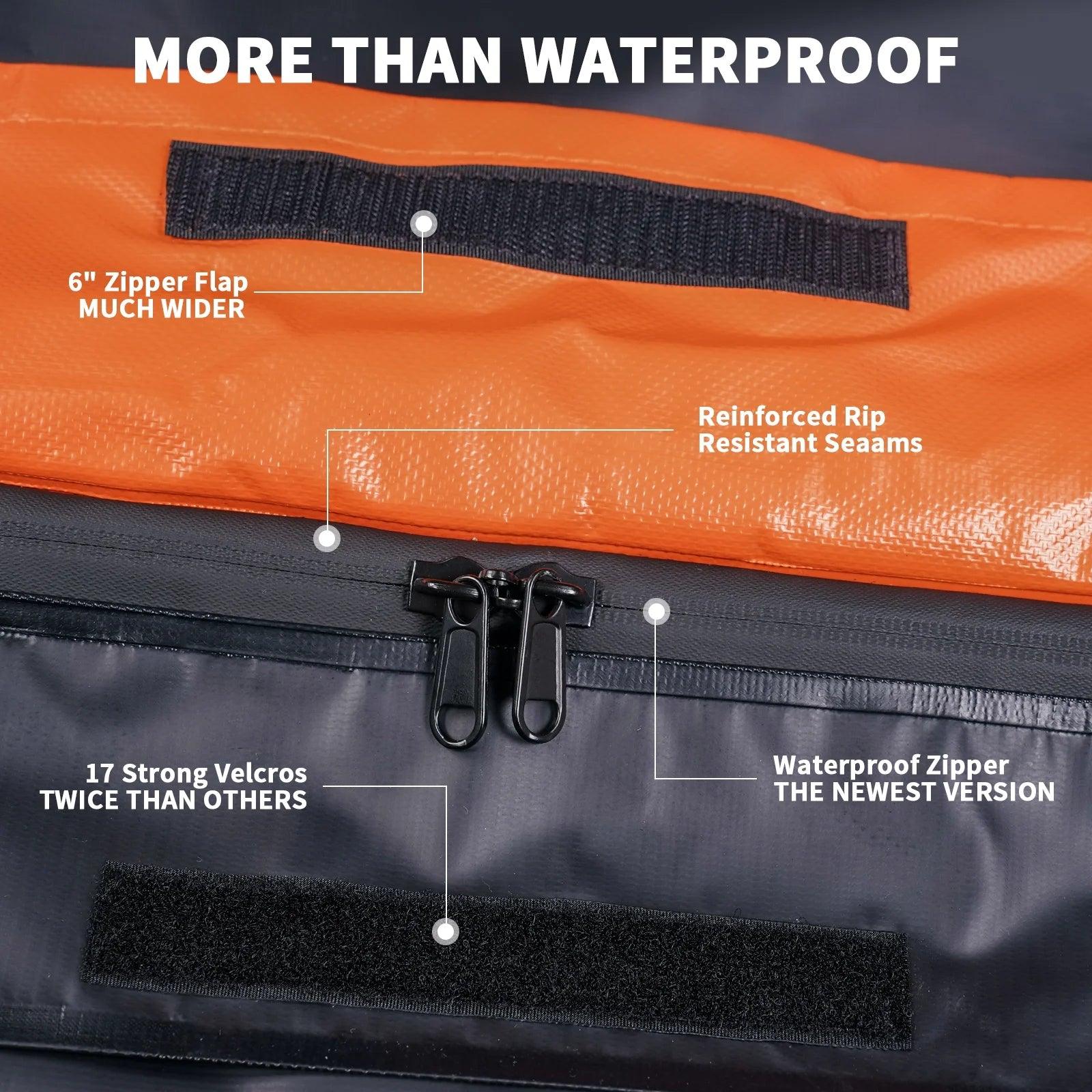 Car Rooftop Cargo Carrier Bag, 21 Cubic Feet 100% Waterproof Heavy Duty 840D Car Roof Bag for All Vehicle With/Without Racks - Oliver Autosports