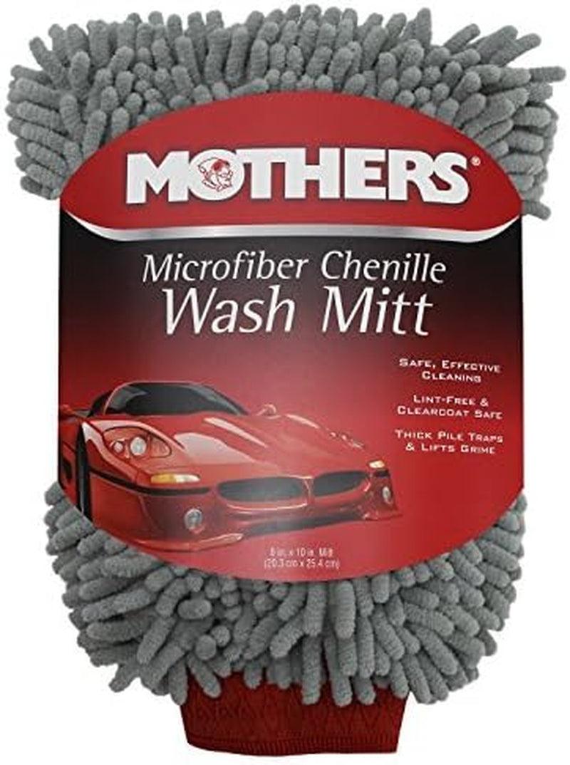 968801 Premium Chenille Car Wash Mitt - Scratch & Lint Free - Oliver Autosports