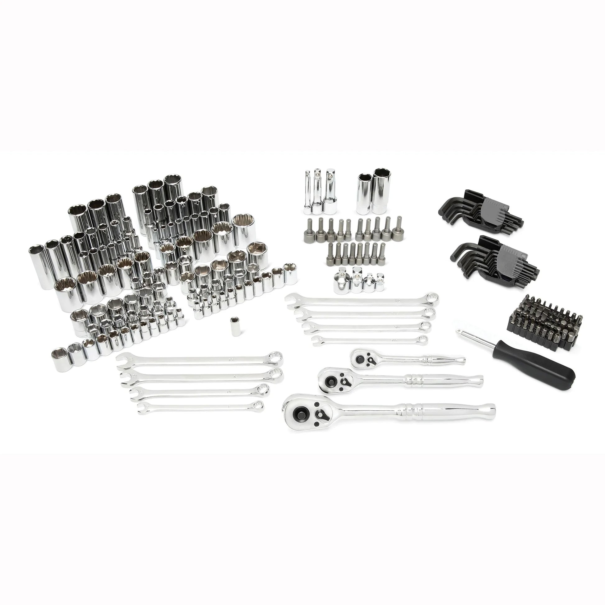 205 Piece Mechanics SAE Metric Socket & Tool Set with Case
