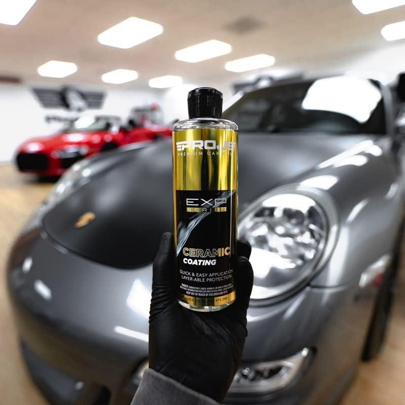 Deluxe Ceramic Kit 5-Piece | Premium Ceramic Coating Kit for Cars Trucks Rvs and Motorcycles | Prep Spray Ceramic Coating | Plush Microfiber Towels & Applicator Sponge - Oliver Autosports