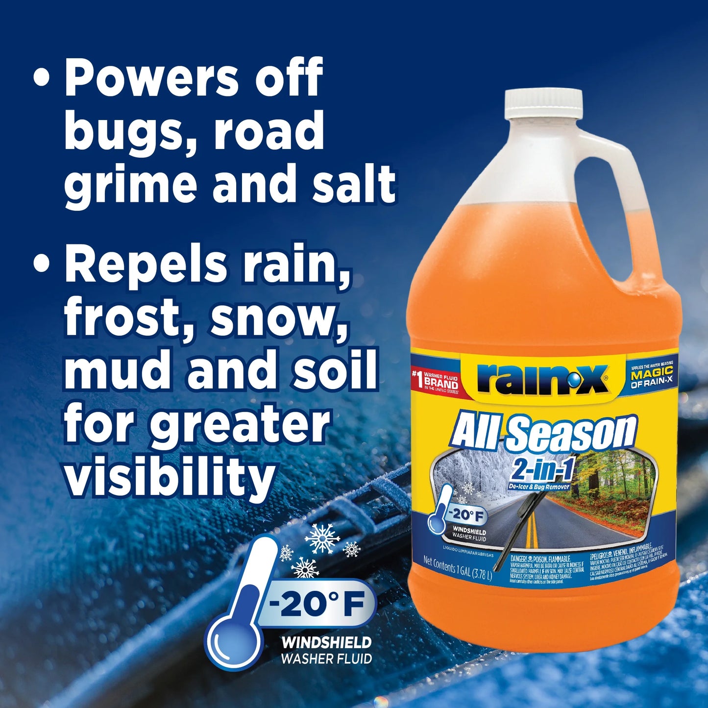 -20F 2-In-1 All-Season Washer Fluid