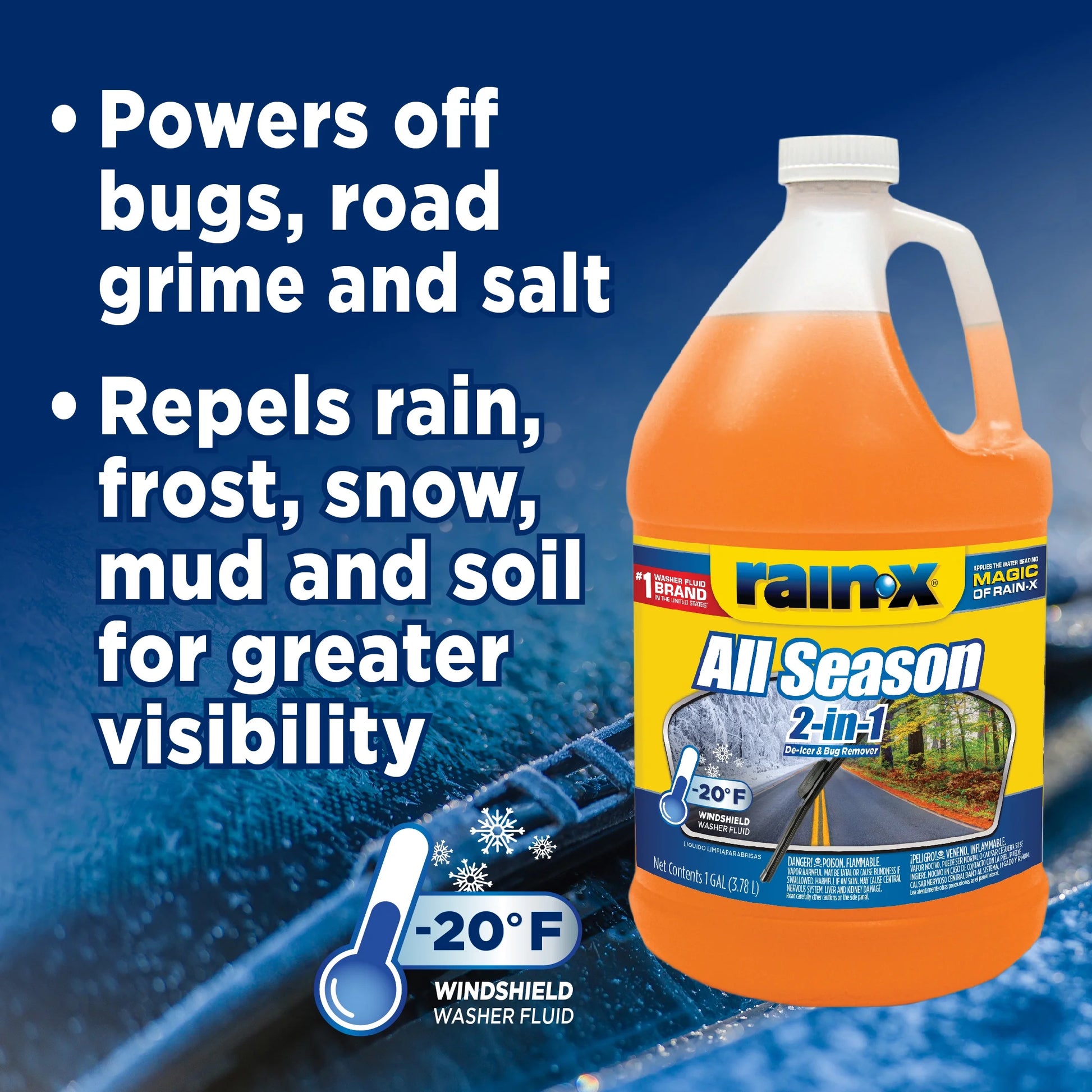 -20F 2-In-1 All-Season Washer Fluid