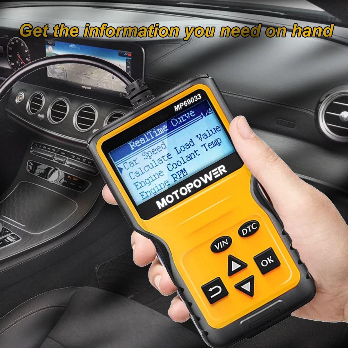 Car OBD2 Code Reader OBD2 Scanner Engine Fault Code Reader Car Diagnostic Scan Tool - Oliver Autosports