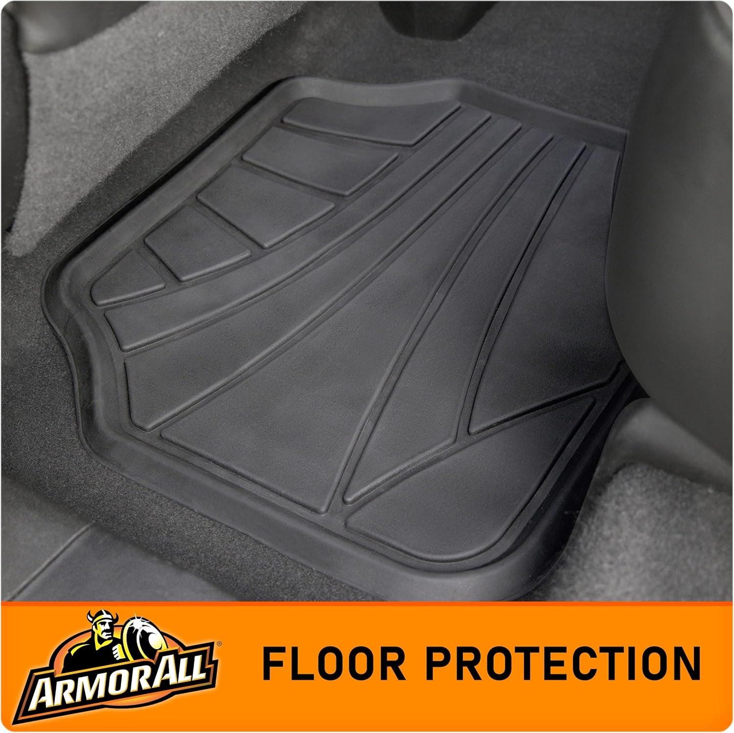 4-Piece Floor Mats, All-Weather Car Mats, Trim-To-Fit Floor Liner, Full Coverage Automotive Floor Mats, Custom Fit Floor Mats for Cars, Trucks, Suvs -- Black - Oliver Autosports