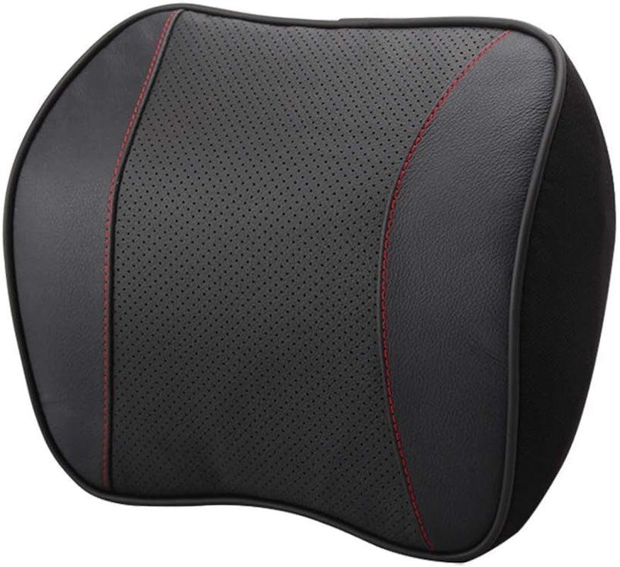 Car Headrest,Car Seat Neck Rest Pillow,Comfort Headrest Cushion for Chair,100% Memory Foam Cervical Support,Leather Headrest for Driving,Relieve Neck Pain,Neck Supports for Car(Black) - Oliver Autosports