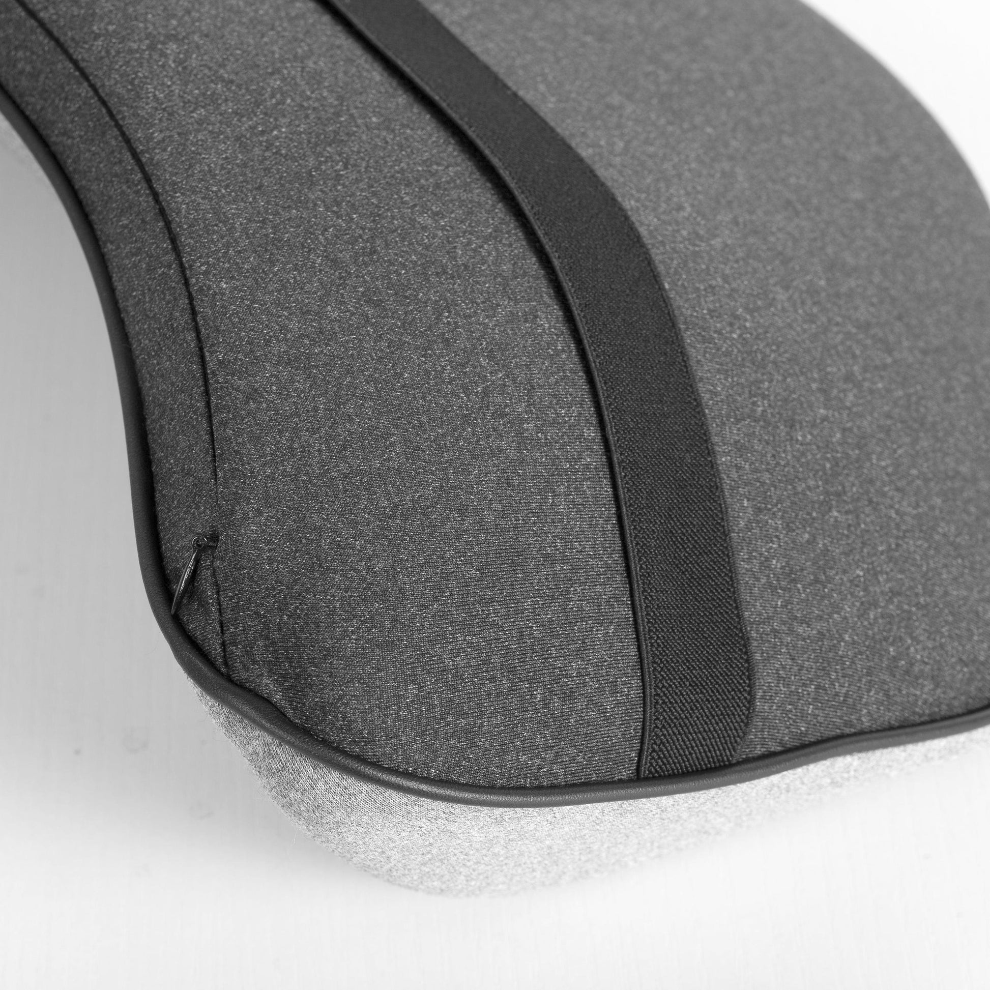 1Piece Ergonomic Lumbar Support Memory Foam Polyester Gray - Universal Fit, 22CU05 - Oliver Autosports