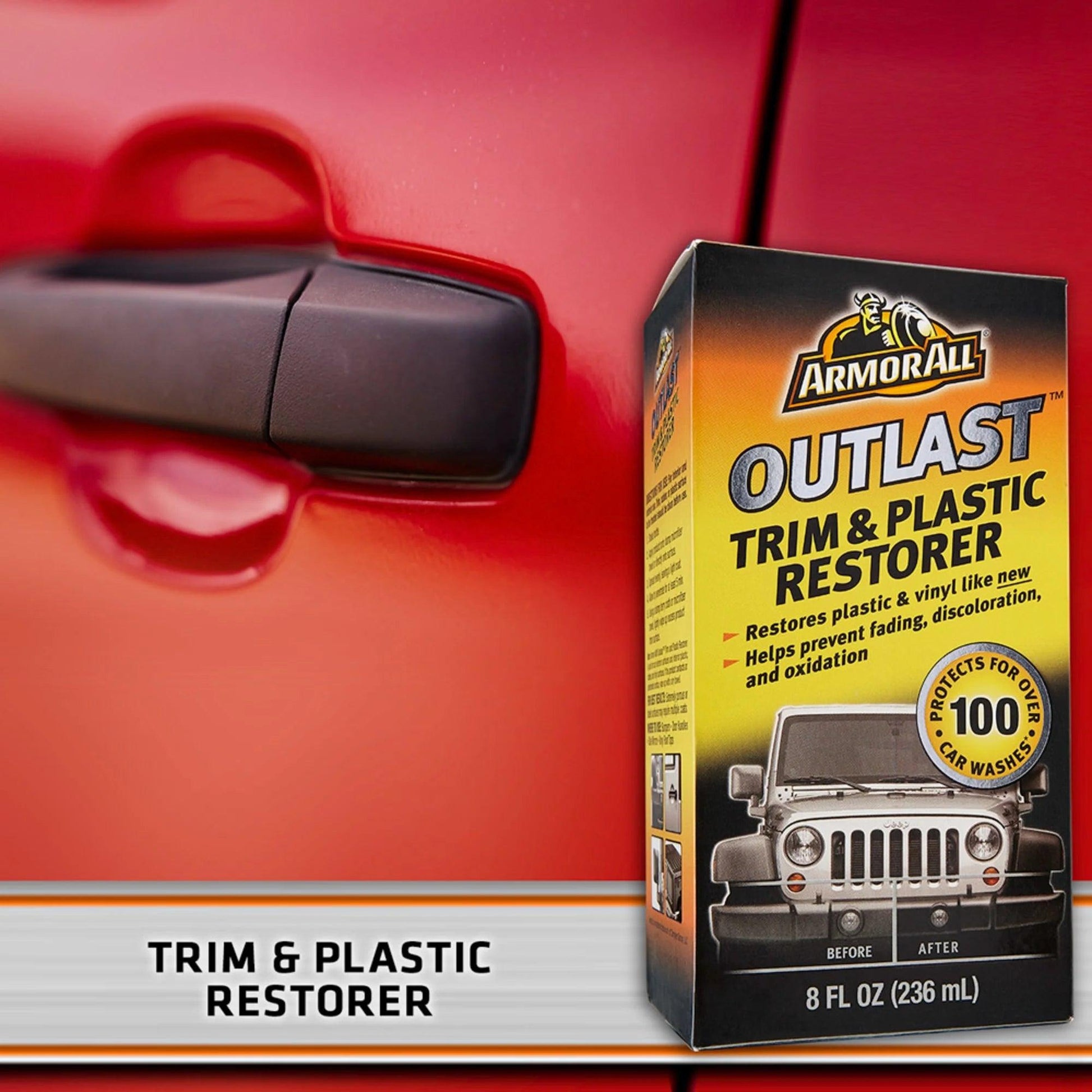 Outlast Trim and Plastic Restorer - 8 FL OZ - Oliver Autosports