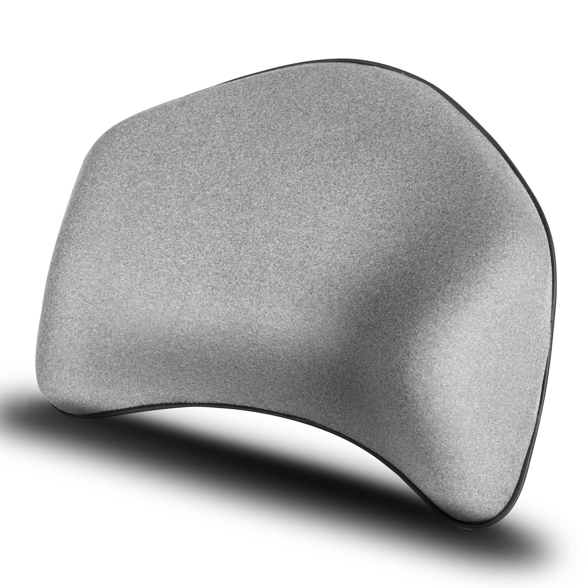 1Piece Ergonomic Lumbar Support Memory Foam Polyester Gray - Universal Fit, 22CU05 - Oliver Autosports