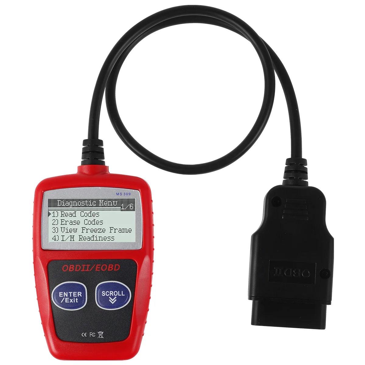 Car Fault Code Reader I/M Readiness Accurate Engine Diagnostic Scanner Multifunctional OBD2 Scanner Read and Erase Fault Code View Freeze Data CAN Diagnostic Tool - Oliver Autosports