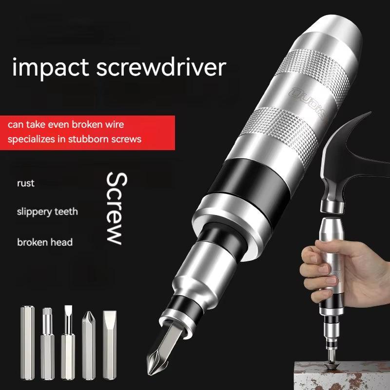 7/13 PCS Impact Screwdriver Hand Manual Reversible Impact Driver Set Durable Remove Disengage Rusted Fasteners or Frozen Bolts - Oliver Autosports