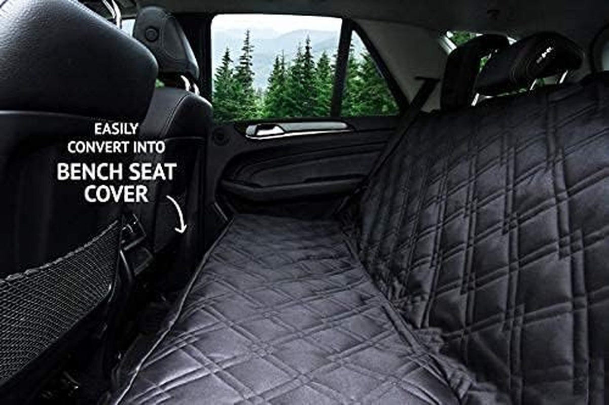 Dog Car Seat Cover for Back Seat 58"X56" Waterproof Dog Car Seat Cover SUV - Car Seat Cover for Dogs - Back Seat Protector for Dog - Dog Hammock for Car, Dog Seat Cover for Truck (Large) - Oliver Autosports