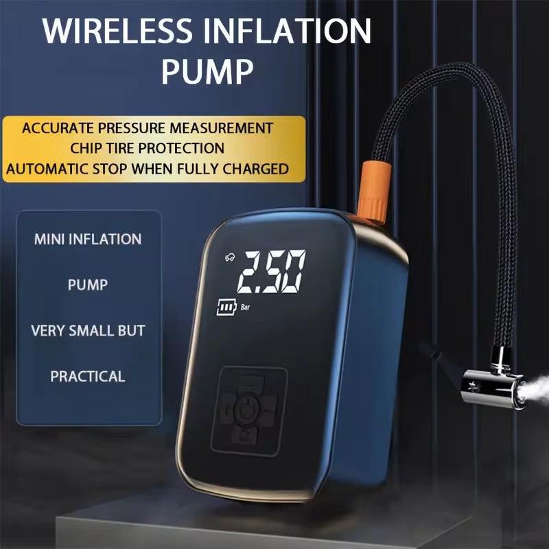 1Pc Wireless Car Air Compressor Air Pump Electric Tire Inflator Pump for Motorcycle Bicycle Boat AUTO Tyre Balls Inflatable - Oliver Autosports