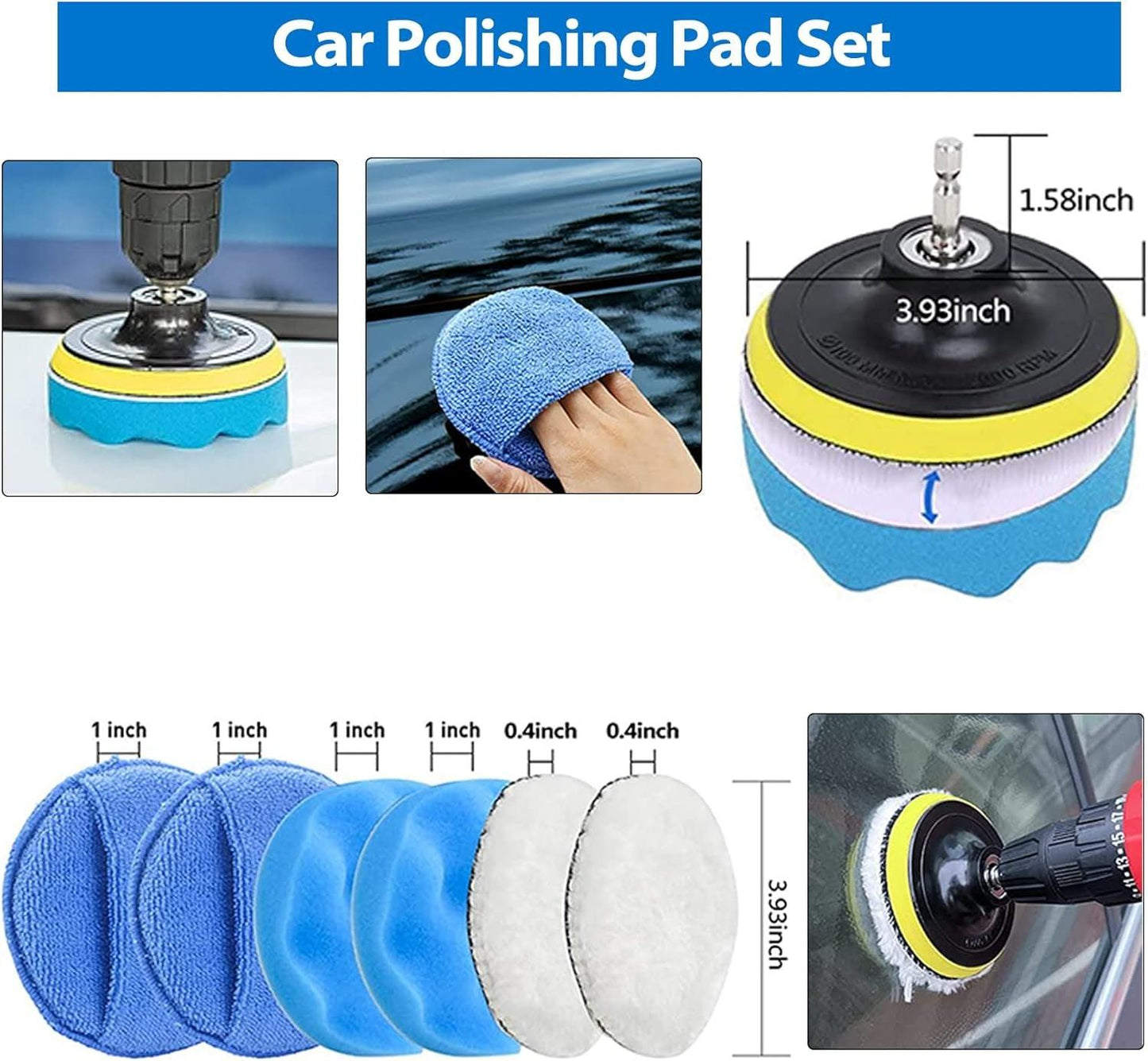 35PCS Car Detailing Brush Kit, Car Exterior Interior Cleaning Detail Brushes Set, House Bathroom Cleaner Tools (Wash Mitt, Towels and Sponge, Windshield Tool, Wheels, Leather, Air Vents), Blue - Oliver Autosports