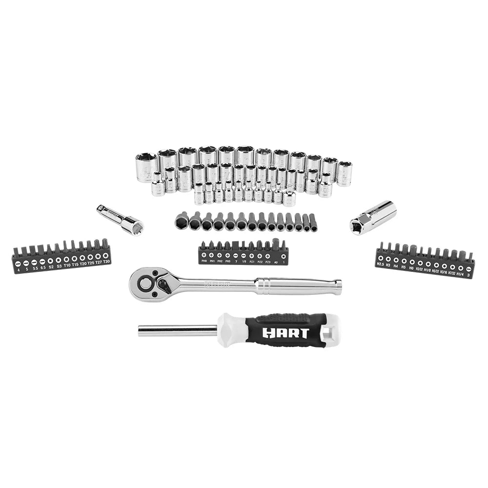 90-Piece 3/8-Inch Mechanics Tool Set, Chrome Finish - Oliver Autosports