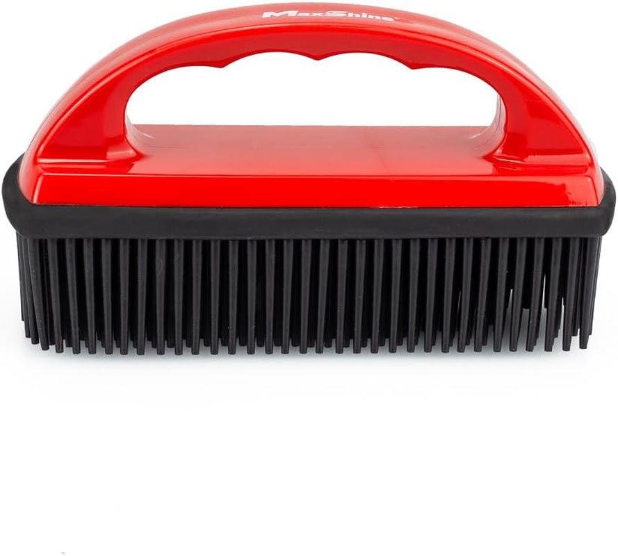 Car Carpet Lint & Hair Removal Brush - Electrostatic Rubber Bristles - Efficiently Removes Pet Hair from Dogs, Cats & Other from Interiors & Carpets - Easy-To-Clean - Detailing Accessory - Oliver Autosports