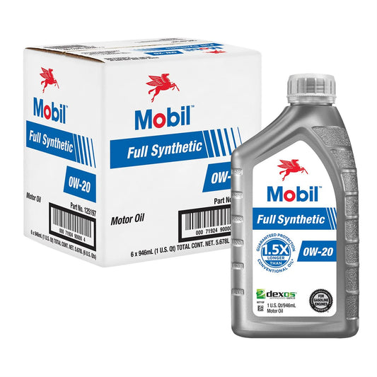 Full Synthetic Motor Oil 0W-20, 1 Qt (6 Pack) - Oliver Autosports