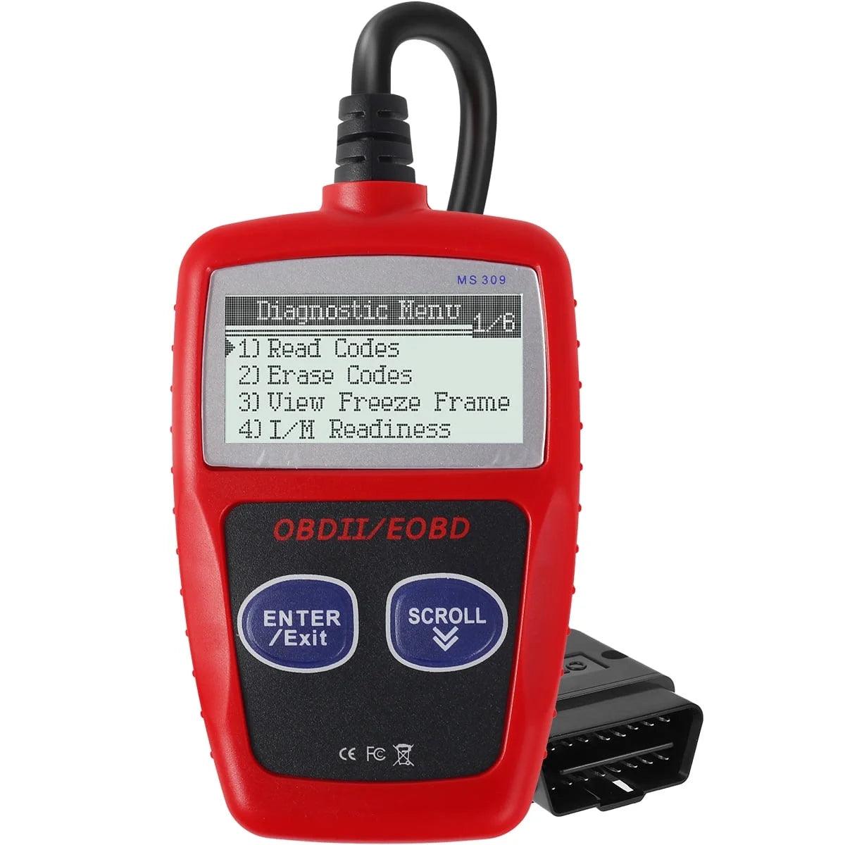 Car Fault Code Reader I/M Readiness Accurate Engine Diagnostic Scanner Multifunctional OBD2 Scanner Read and Erase Fault Code View Freeze Data CAN Diagnostic Tool - Oliver Autosports