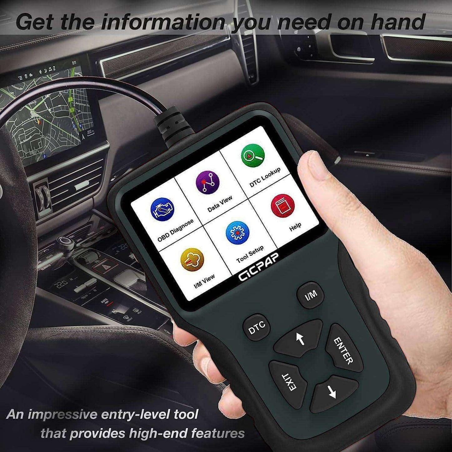 OBD2 Scanner Diagnostic Tool, Car Engine Fault Code Reader & Scan Tools, Diagnostic Scan Tool for All Obd Ii Protocol Cars since 1996 - Oliver Autosports