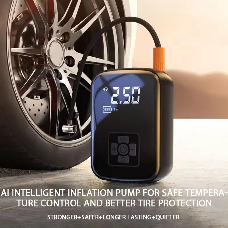 1Pc Wireless Car Air Compressor Air Pump Electric Tire Inflator Pump for Motorcycle Bicycle Boat AUTO Tyre Balls Inflatable - Oliver Autosports