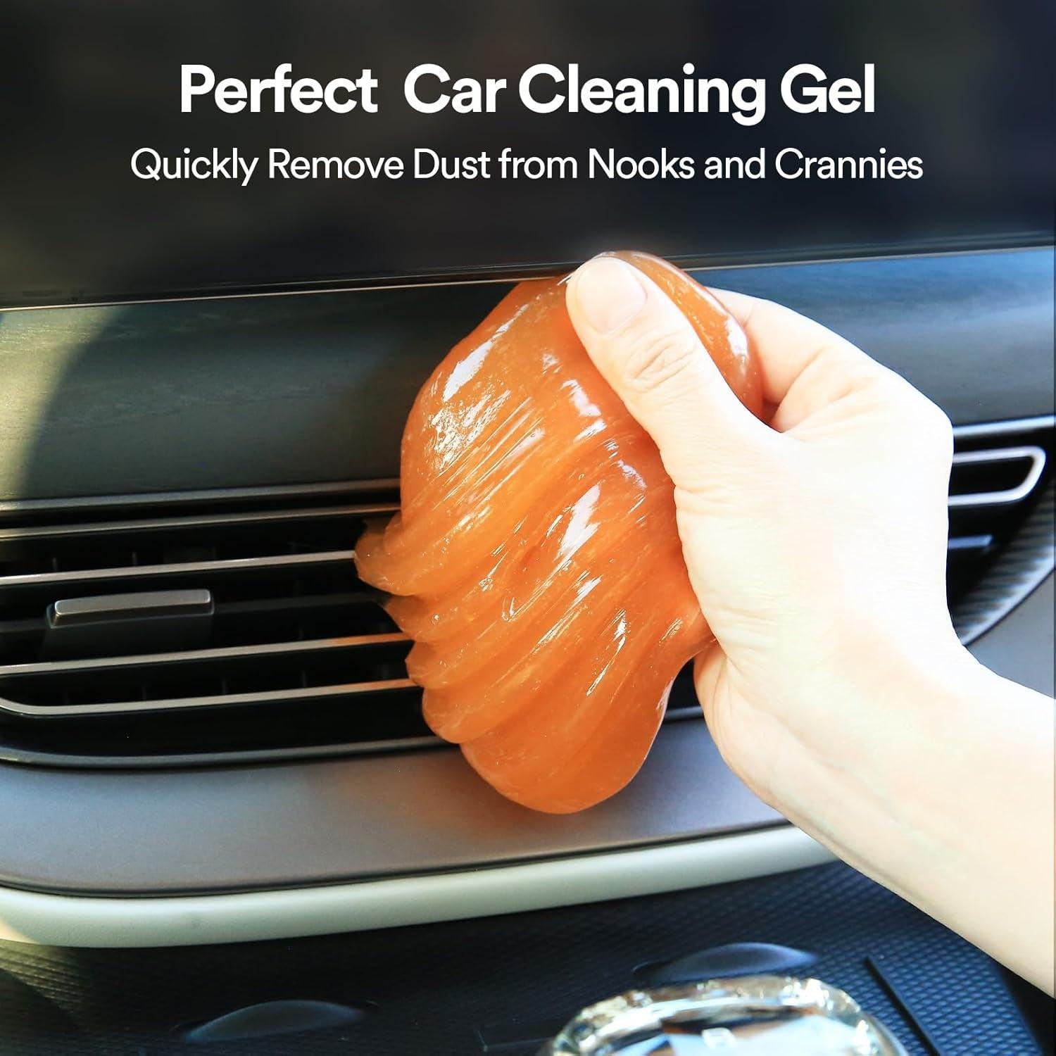 Car Cleaning Gel Pink and Car Cleaning Putty Orange Bundle - Oliver Autosports