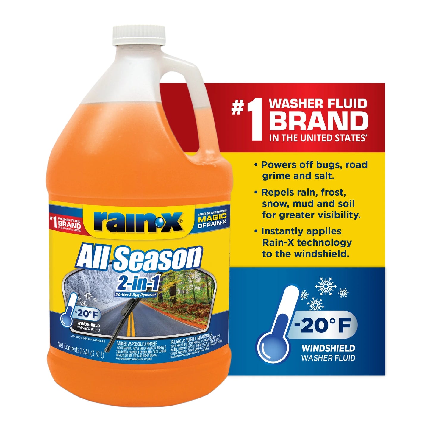 -20F 2-In-1 All-Season Washer Fluid