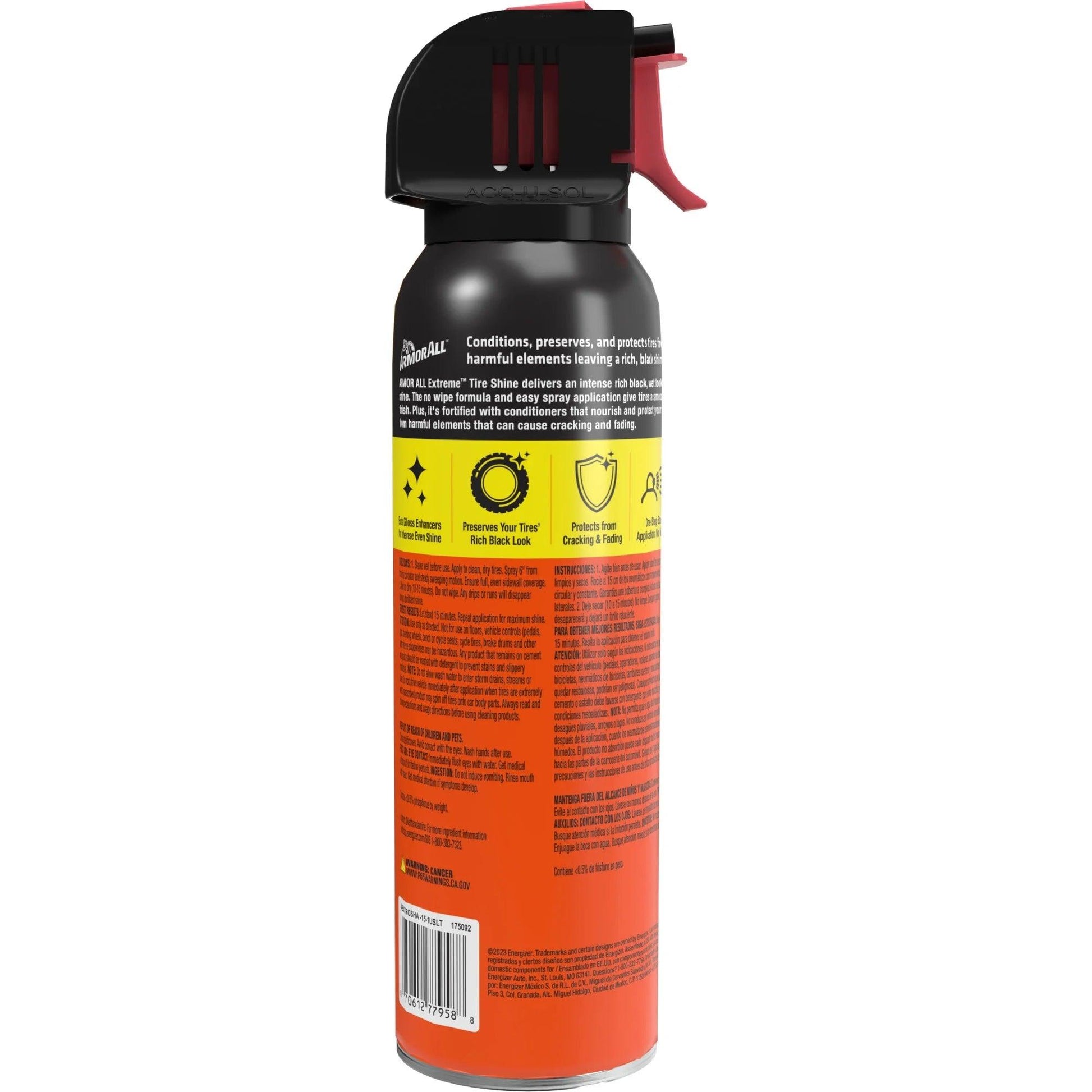 Extreme Tire Shine Spray, 15 Fl Oz Bottle - Oliver Autosports