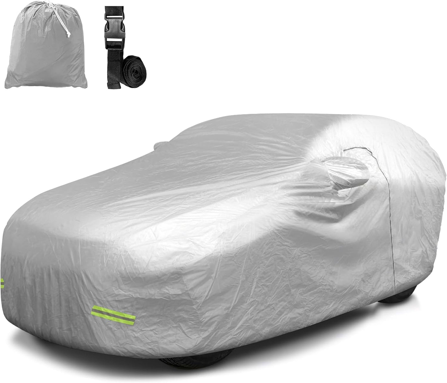 Extra Small 175"X70"X60" Universal Car Cover for Sedan | Sturdy 190T Polyester Car Covers for Automobiles | Sedan Car Cover for Indoor Use | All Weather Protection Cover for Cars Outside - Oliver Autosports