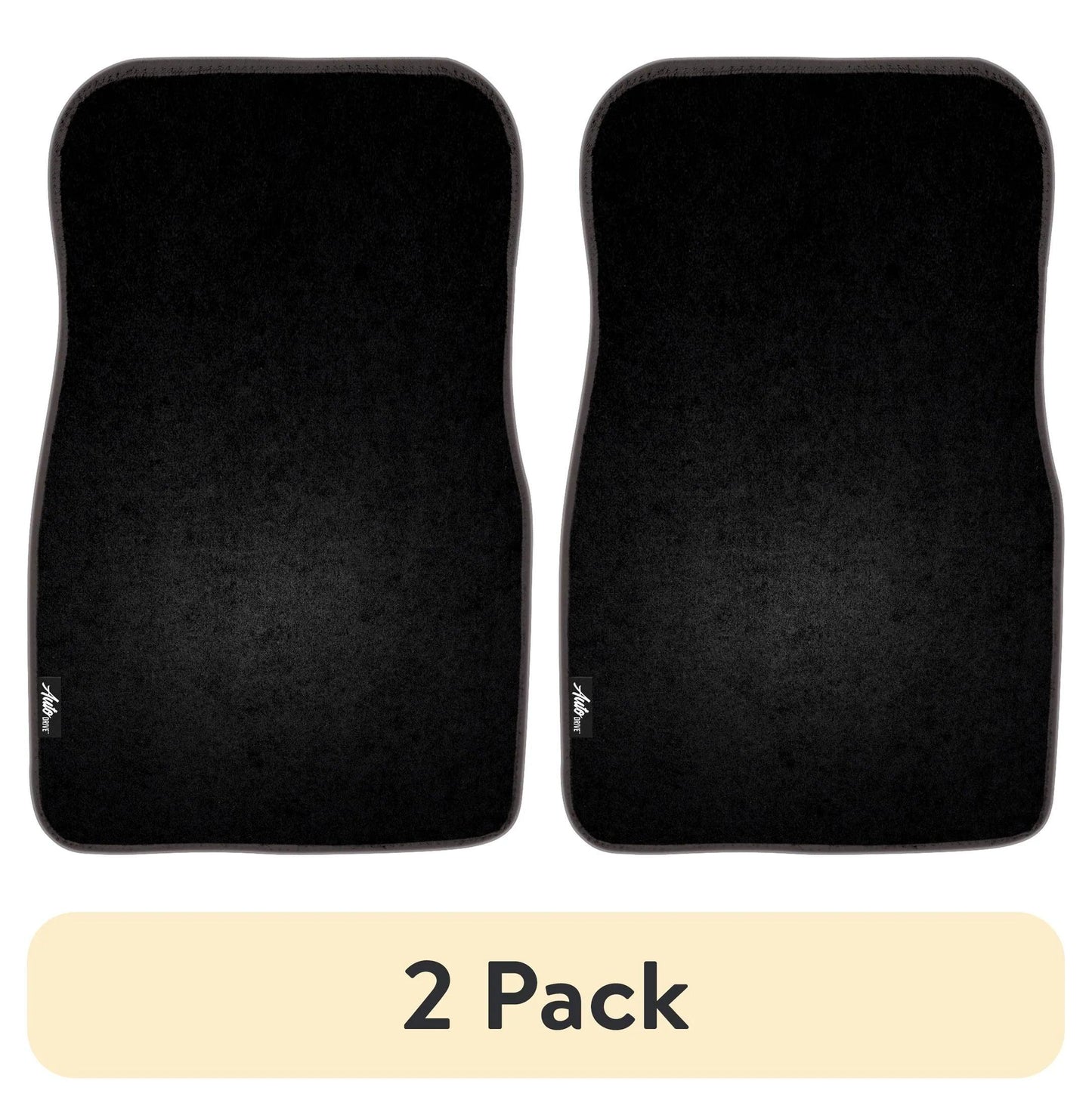 4 Piece Medium Pile Carpet Floor Mat Set Black, 78920WDI - Oliver Autosports