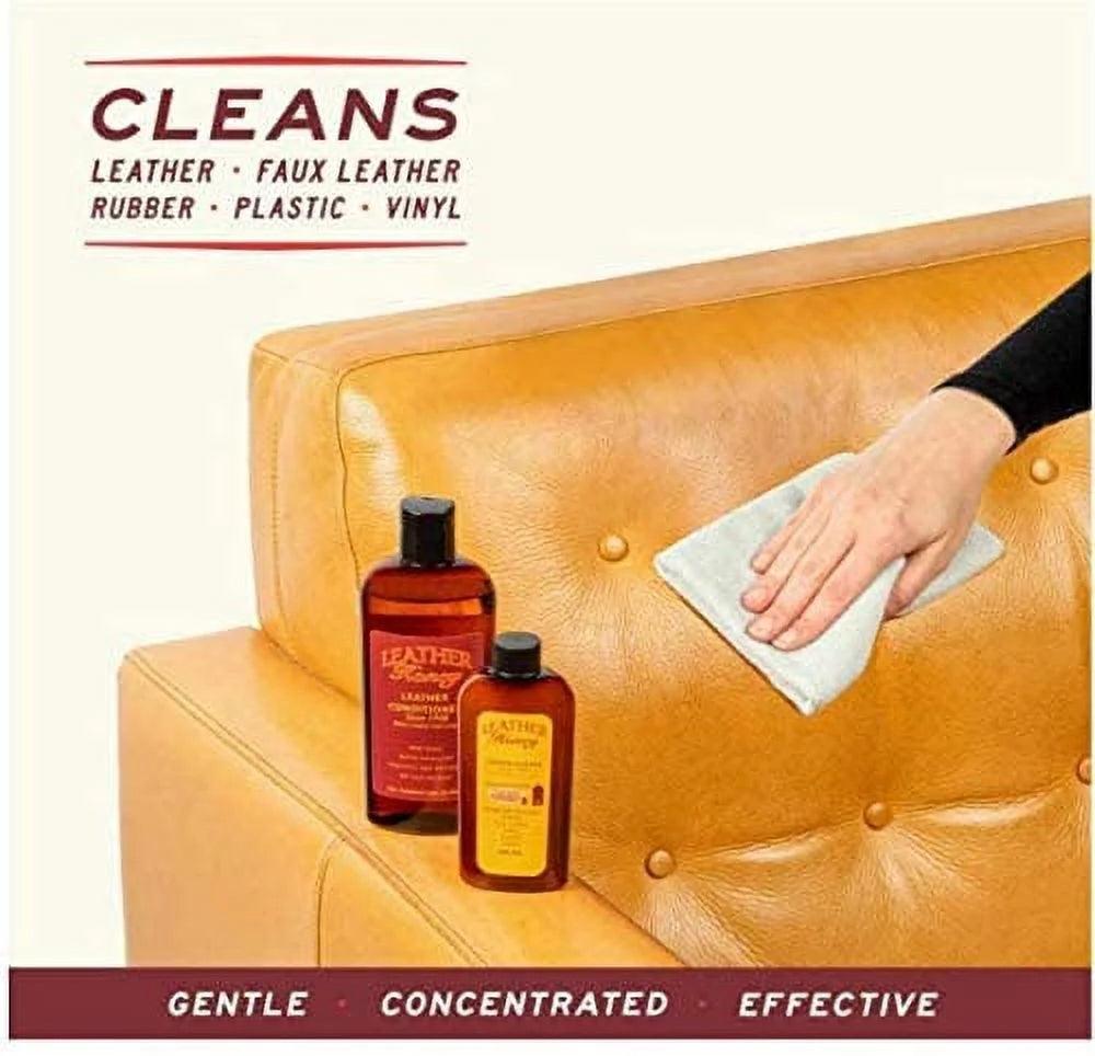 Non-Toxic Leather Cleaner, Concentrated Formula, 4 Oz - Oliver Autosports