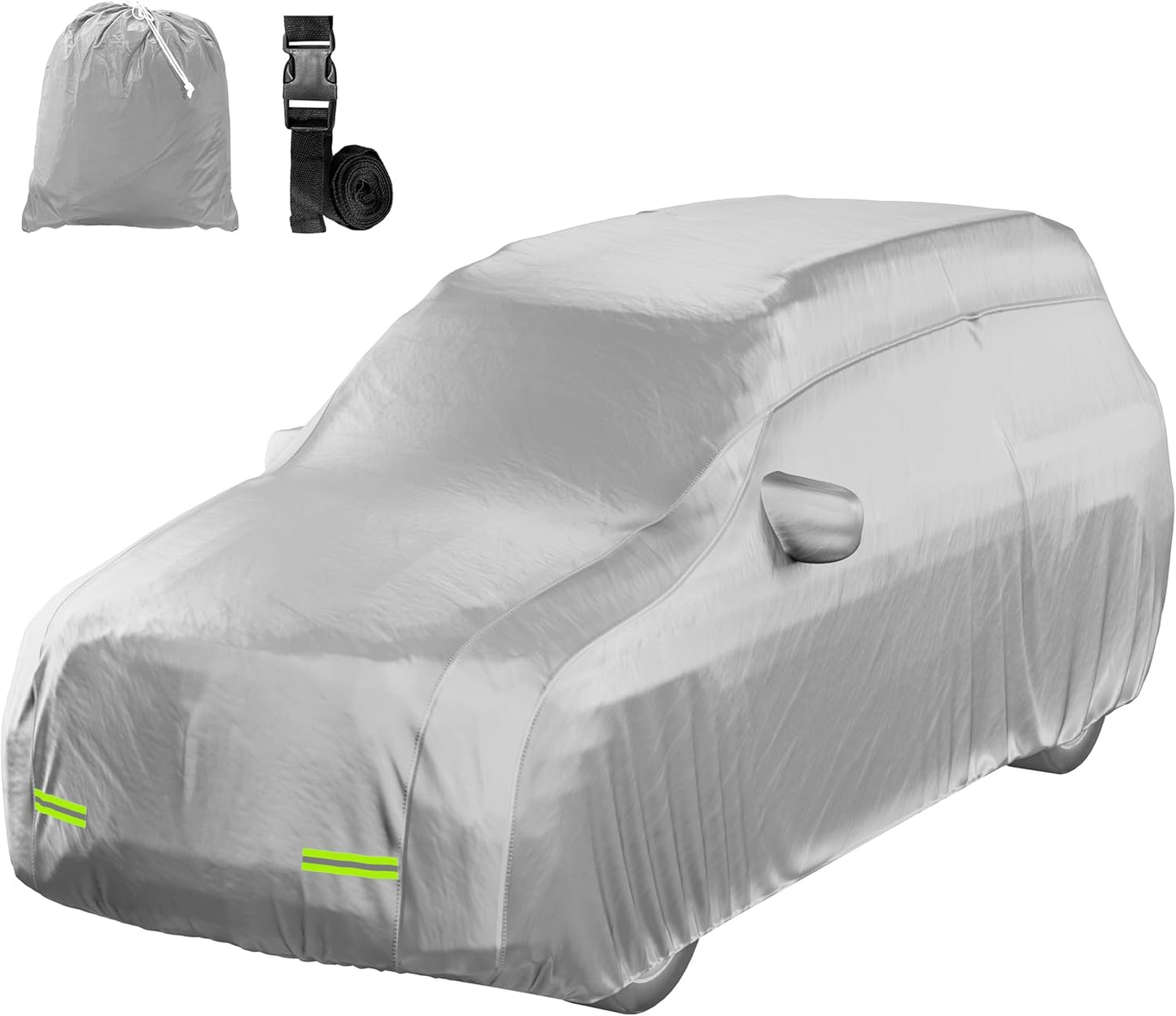 Extra Small 175"X70"X60" Universal Car Cover for Sedan | Sturdy 190T Polyester Car Covers for Automobiles | Sedan Car Cover for Indoor Use | All Weather Protection Cover for Cars Outside - Oliver Autosports