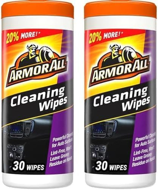 Interior Car Cleaning Wipes, Car Wipes for Dirt and Dust, 30 Count - Oliver Autosports